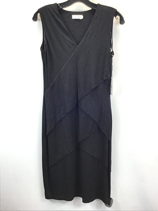 Black Dress Casual Midi Calvin Klein, Size 4