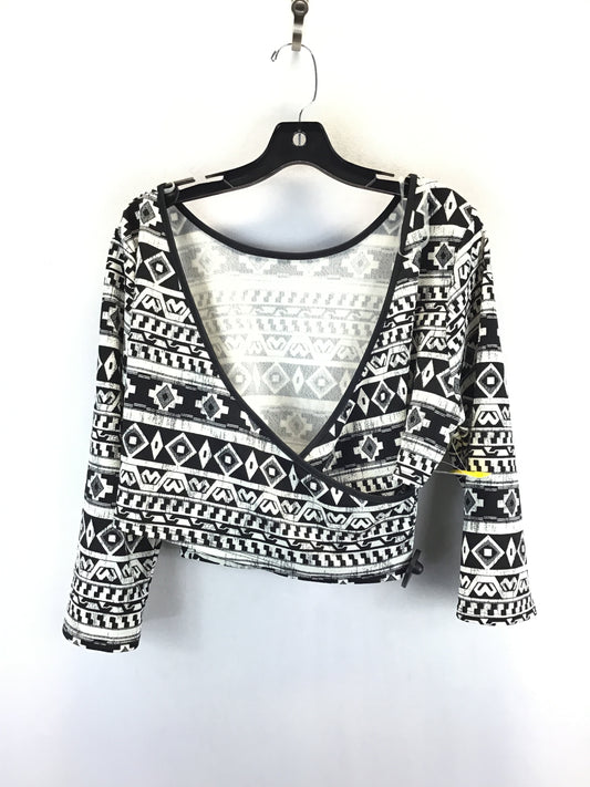 Top 2pc 3/4 Sleeve By Fashion To Figure In Black & White, Size: 3x