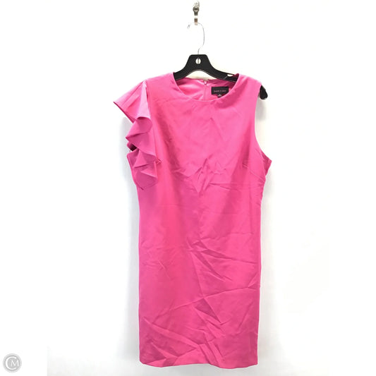 Dress Work By Clothes Mentor In Pink, Size: 16