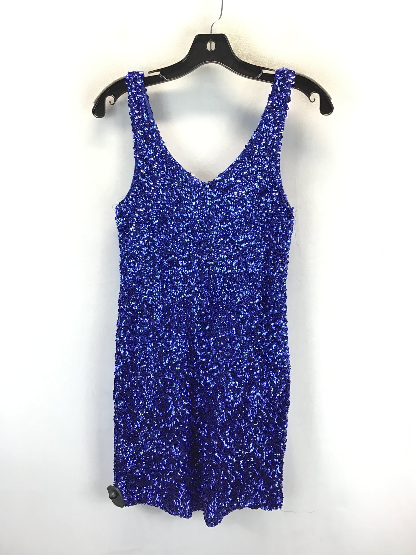 Dress Party Short By Clothes Mentor In Blue, Size: L