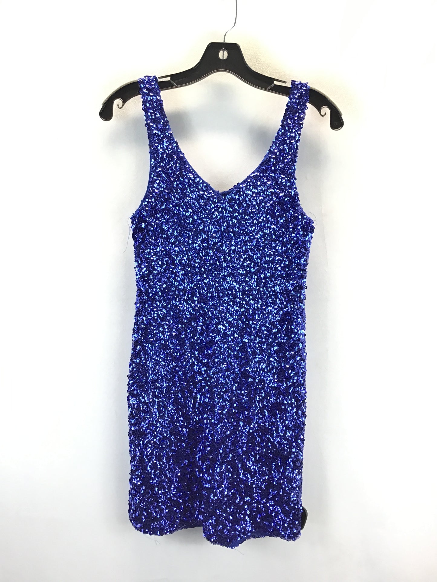 Dress Party Short By Clothes Mentor In Blue, Size: L