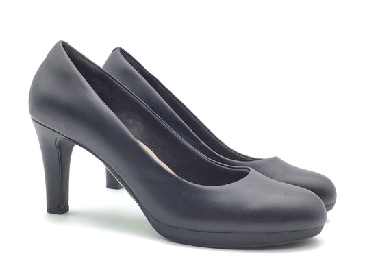 Shoes Heels Block By Clarks In Black, Size: 11