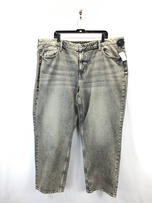 Jeans Straight By Clothes Mentor In Grey, Size: 20