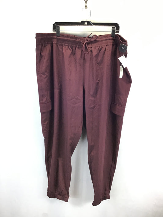 Athletic Pants By Old Navy In Maroon, Size: Xxl