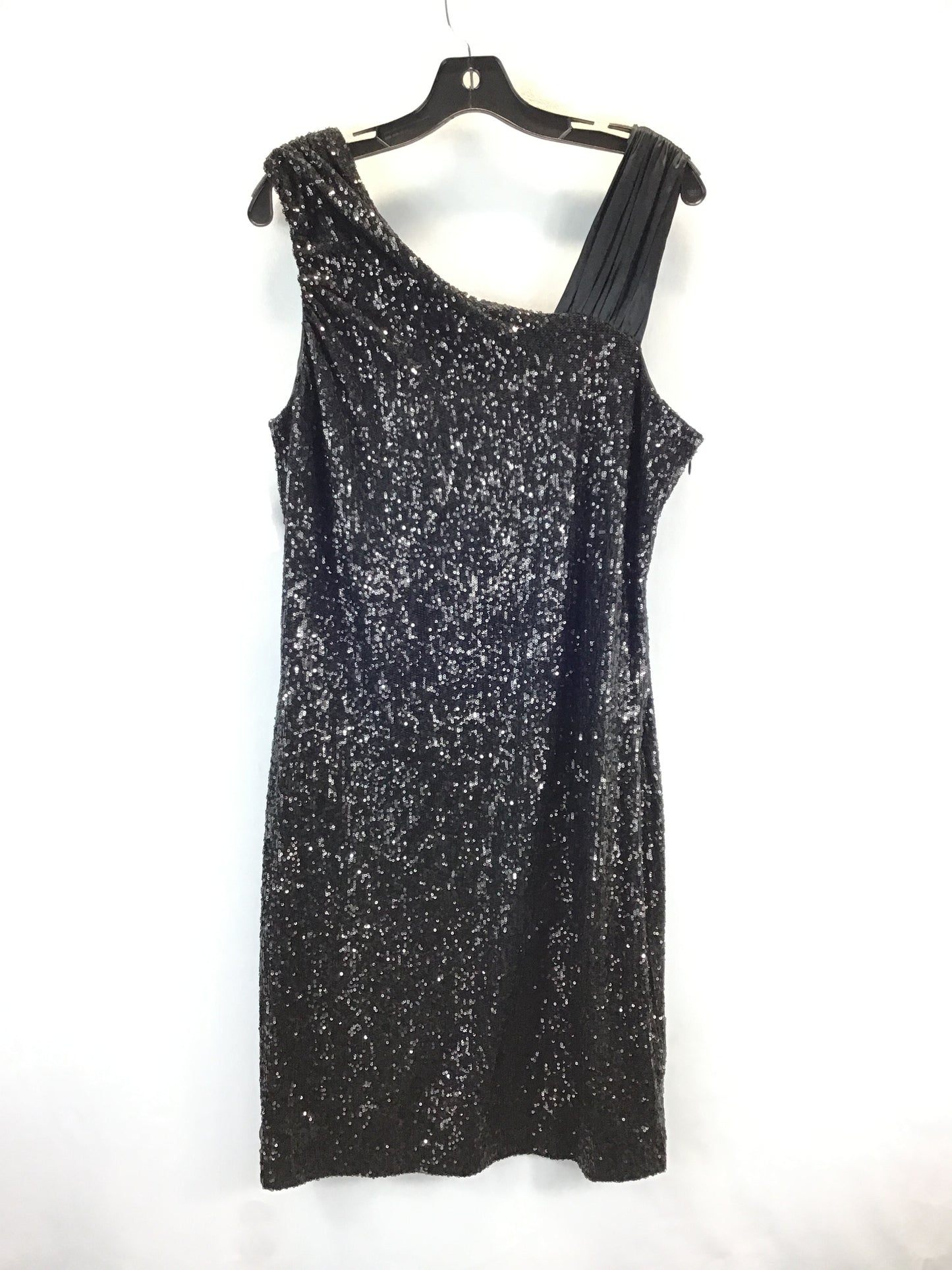 Dress Party Midi By Calvin Klein In Black, Size: 14