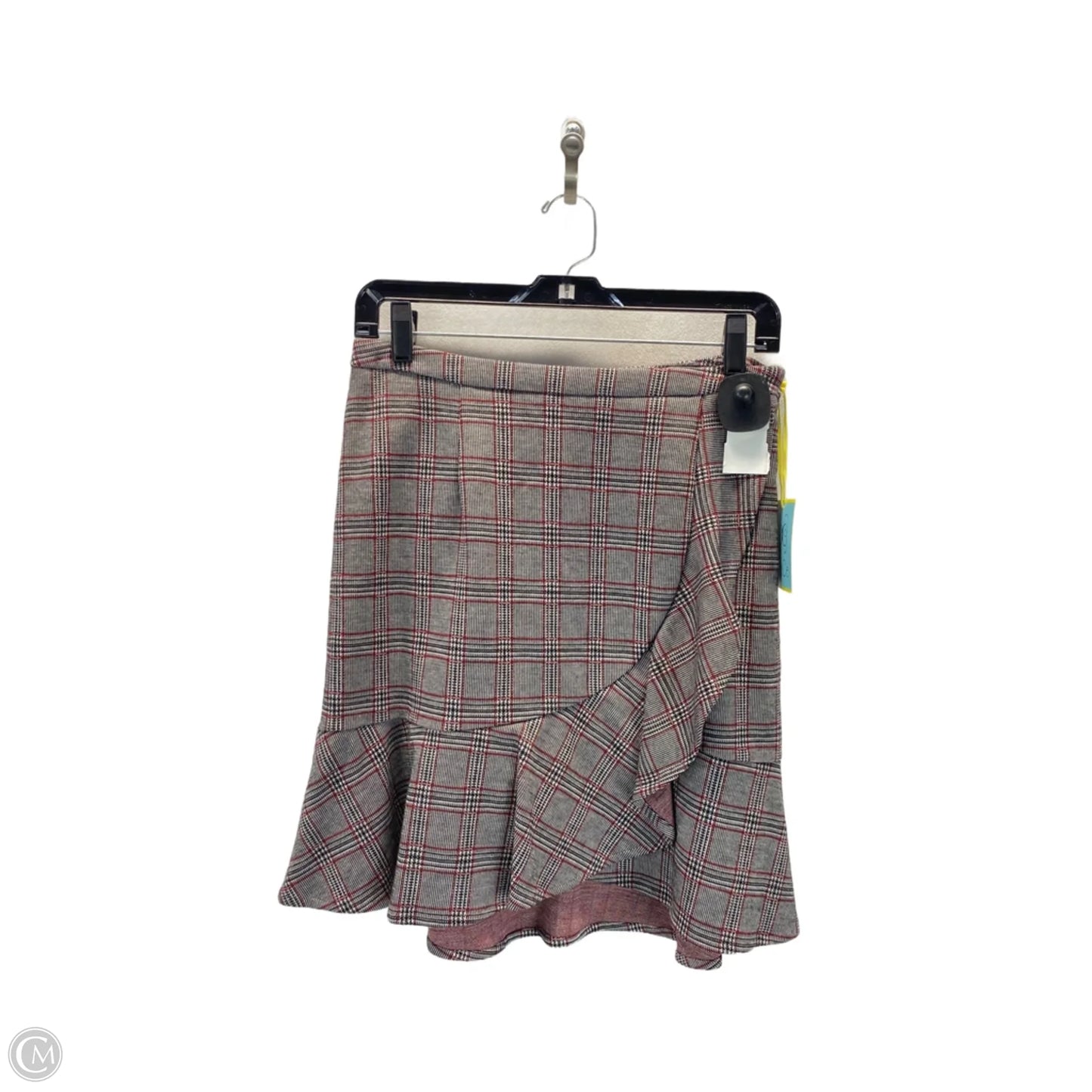 Skirt Midi By Cece In Plaid Pattern, Size: 4