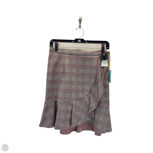 Skirt Midi By Cece In Plaid Pattern, Size: 4