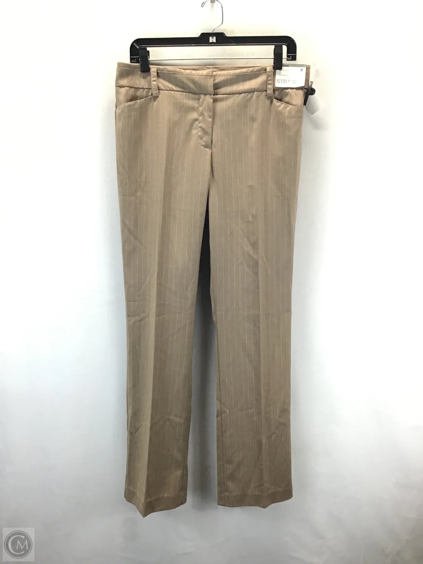 Pants Dress By New York And Co In Tan & White, Size: 8