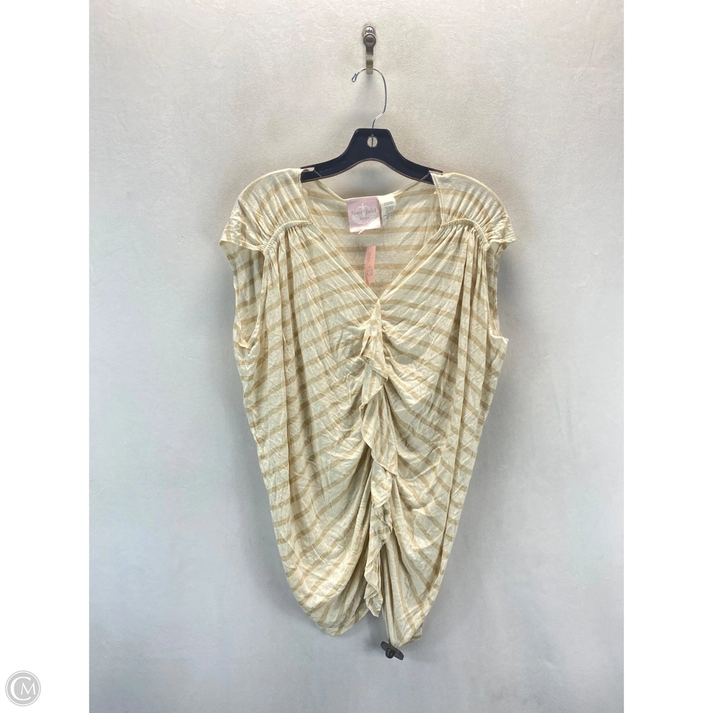 Top Sleeveless By Romeo And Juliet In Striped Pattern, Size: S