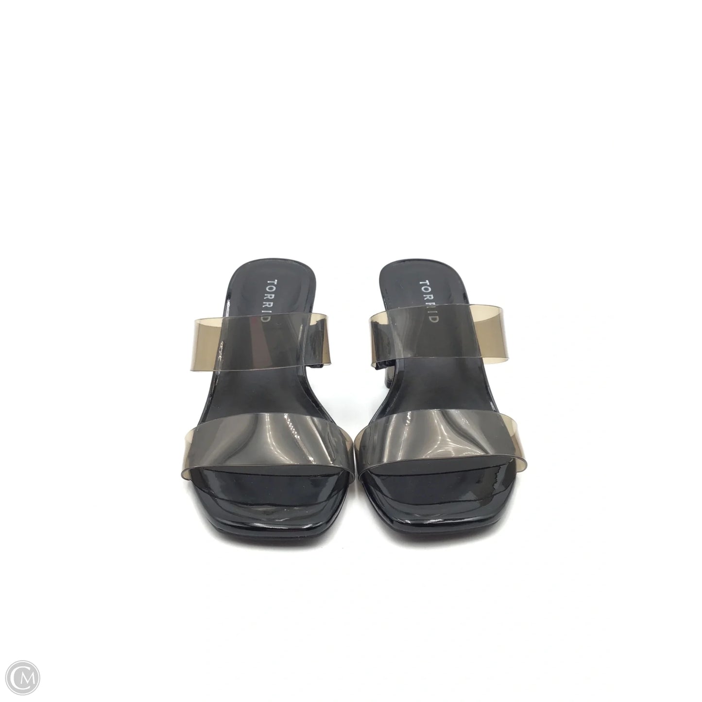 Sandals Heels Block By Torrid In Black, Size: 7