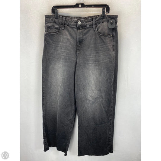 Jeans Wide Leg By Old Navy In Black, Size: 14