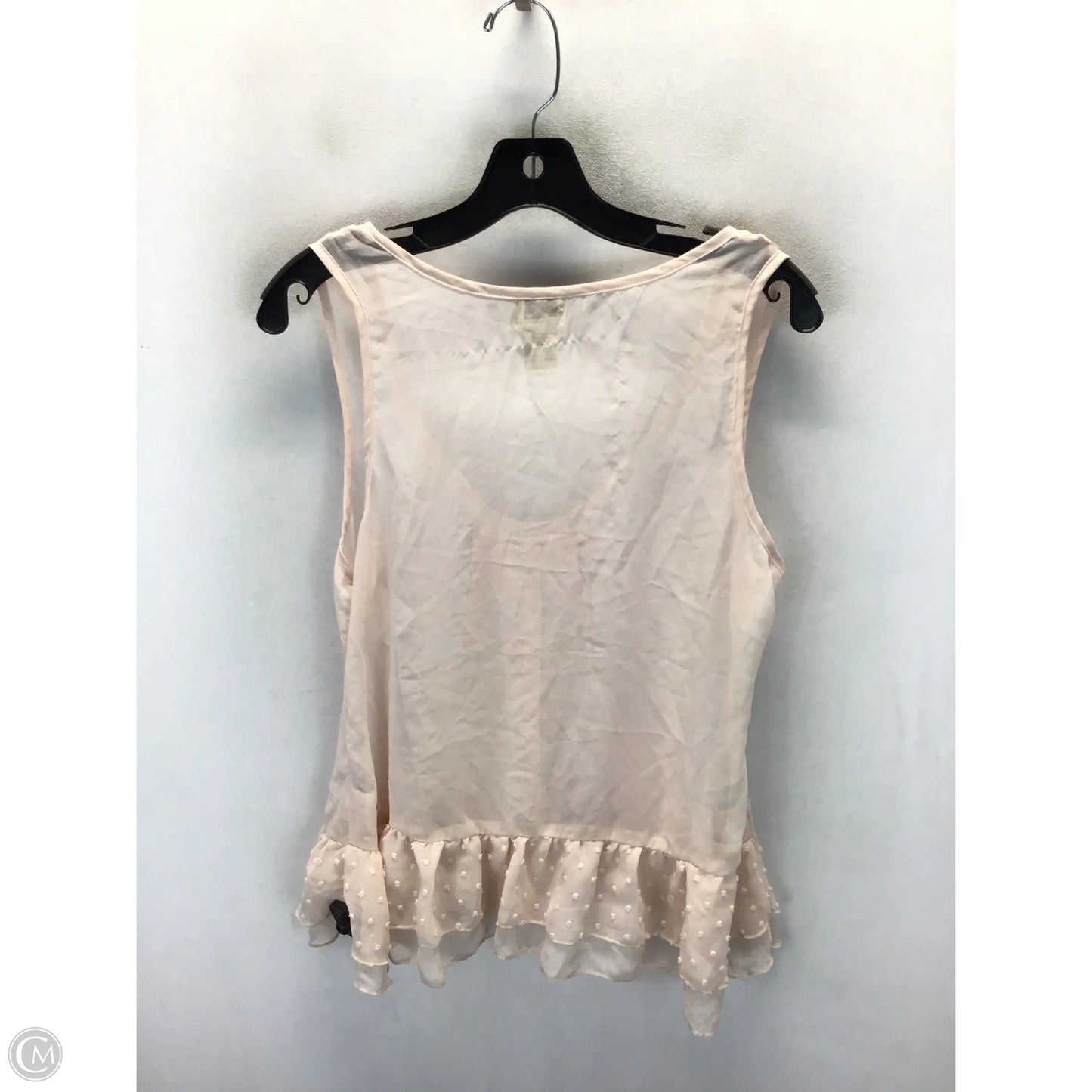 Top Sleeveless By Eyelash In Pink, Size: M