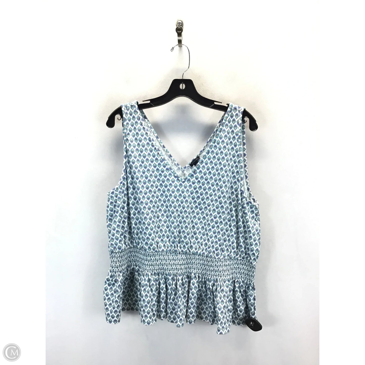 Top Sleeveless By Ann Taylor In Floral Print, Size: Xl