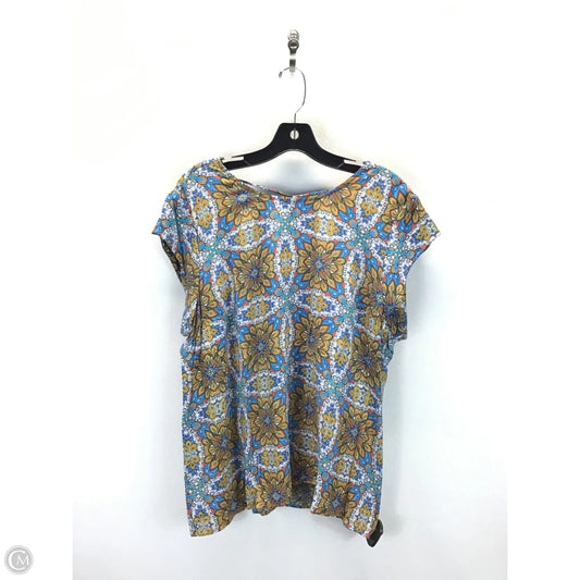 Top Sleeveless By Dr2 In Floral Print, Size: Xl
