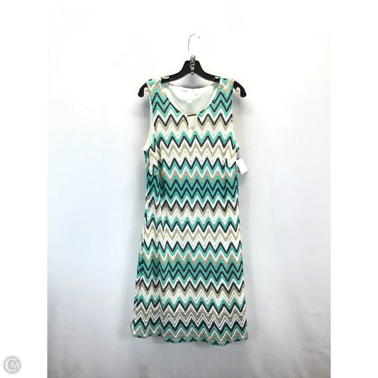 Dress Casual Midi By Tacera In Multi-colored, Size: 1x