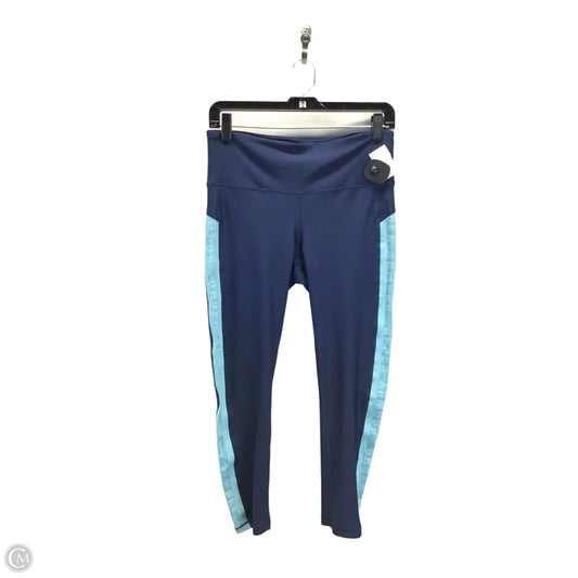 Athletic Leggings By Under Armour In Blue, Size: L