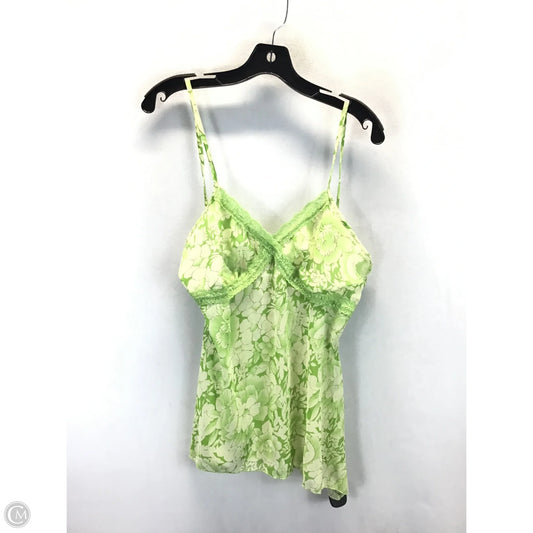 Top Sleeveless By Rag In Green, Size: Xl