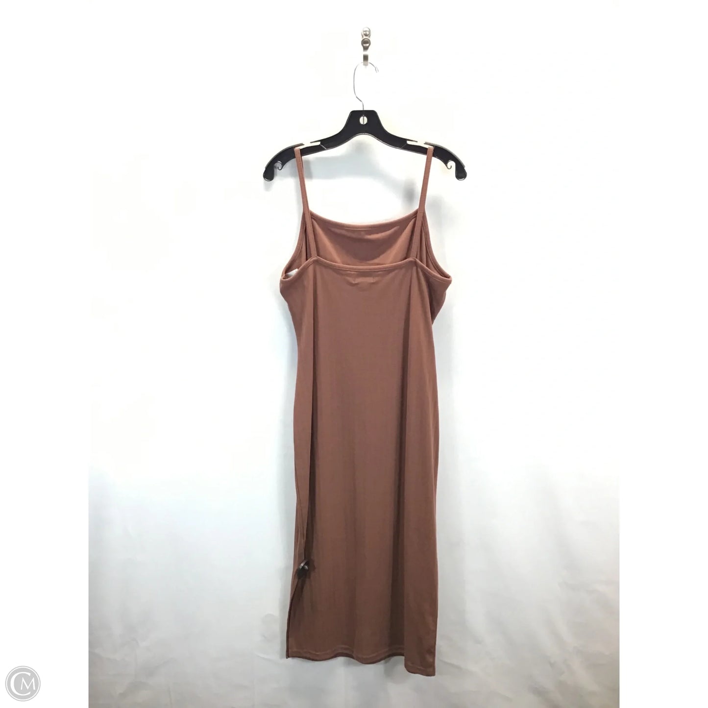 Dress Casual Midi By Wild Fable In Brown, Size: Xxl
