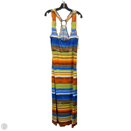 Dress Casual Maxi By Clothes Mentor In Multi-colored, Size: L