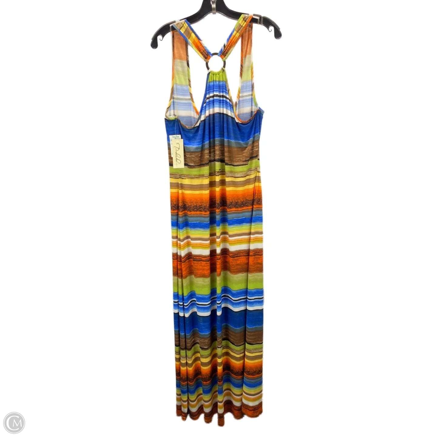 Dress Casual Maxi By Clothes Mentor In Multi-colored, Size: L