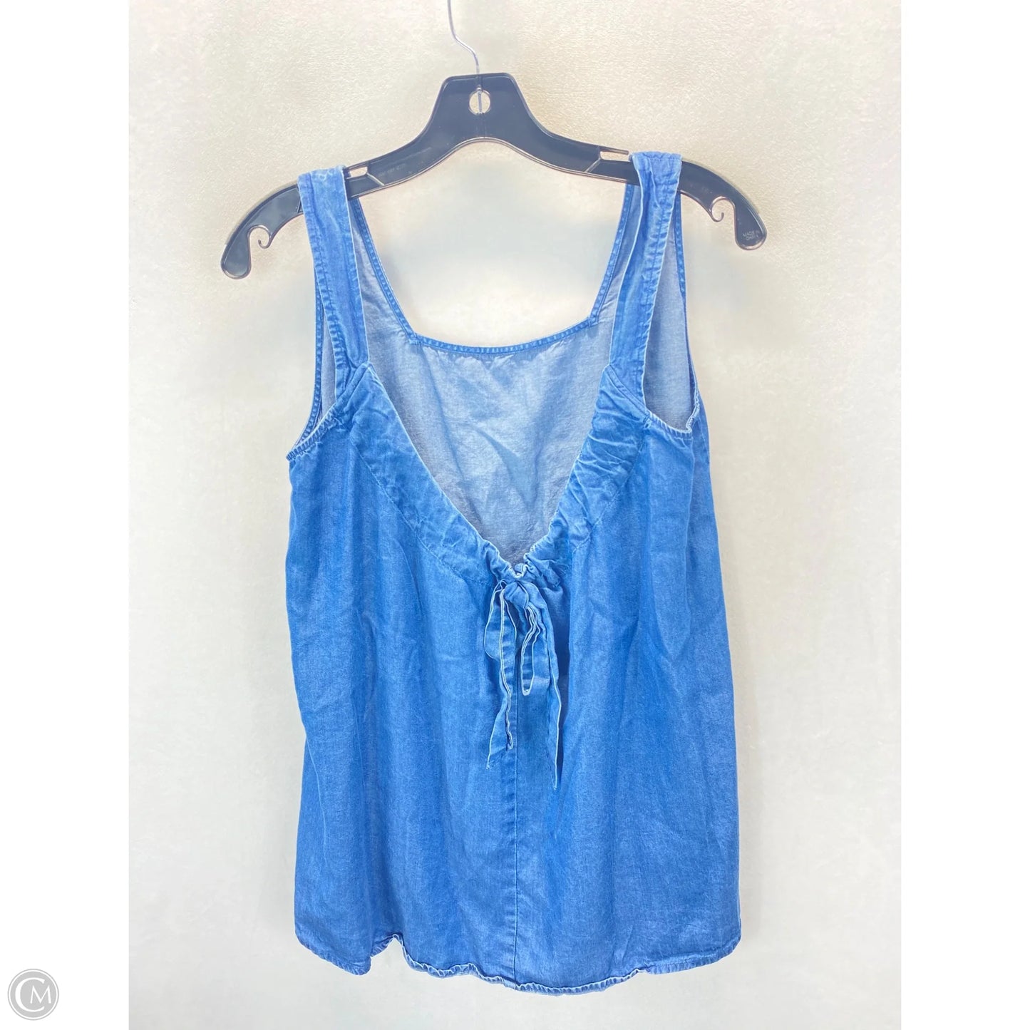 Top Sleeveless By Loft In Blue, Size: S