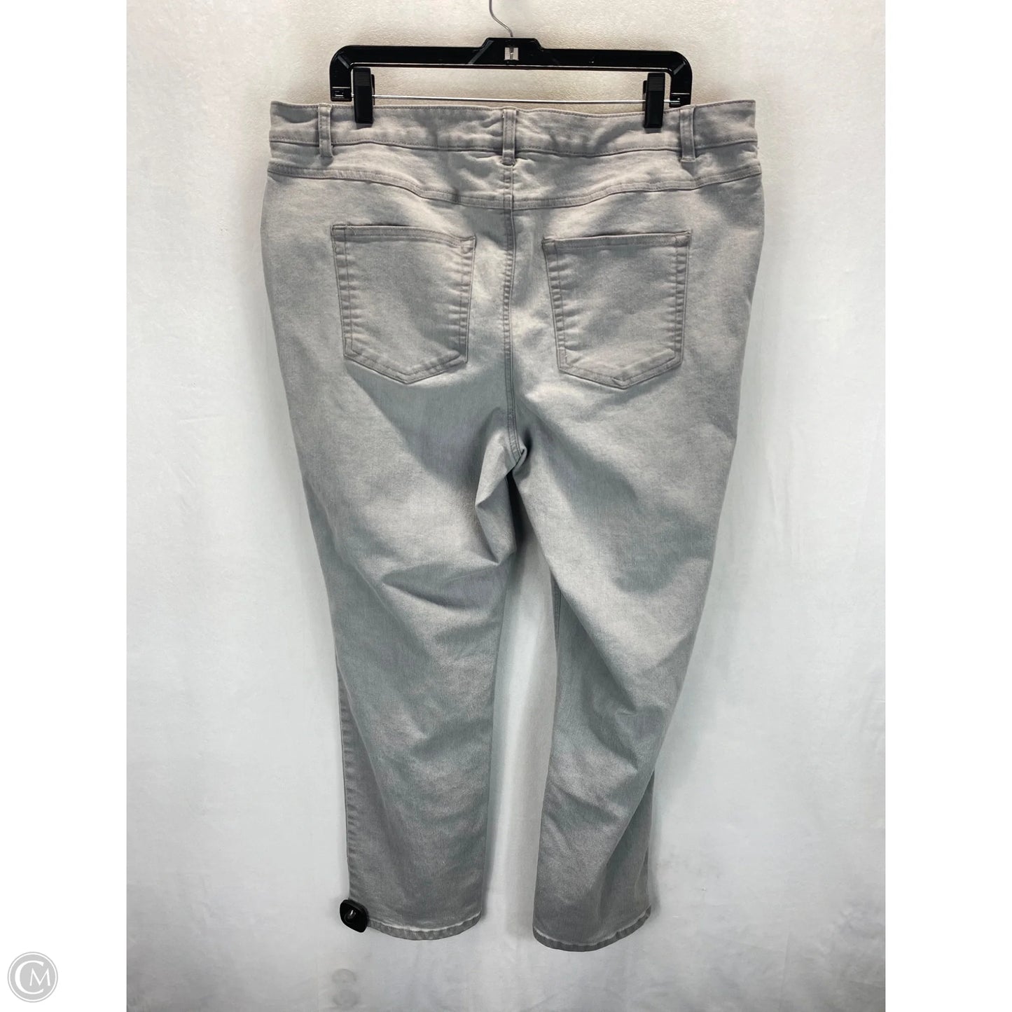 Jeans Skinny By Woman Within In Grey, Size: 18