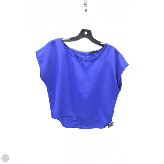 Top Short Sleeve By Forever 21 In Blue, Size: S