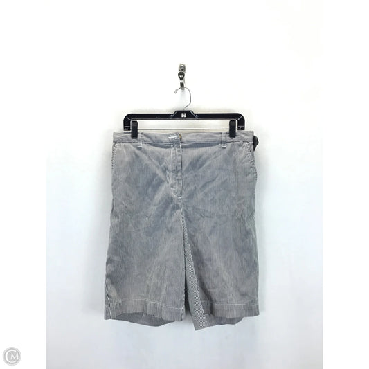 Shorts By Lands End In Striped Pattern, Size: 14
