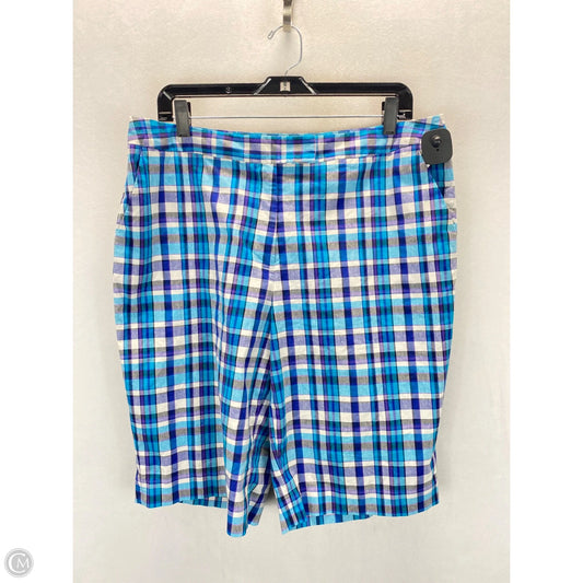 Shorts By Jones New York In Blue & Purple, Size: 14