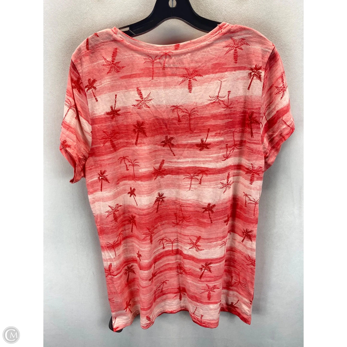 Top Short Sleeve By Style And Company In Pink, Size: Xxl