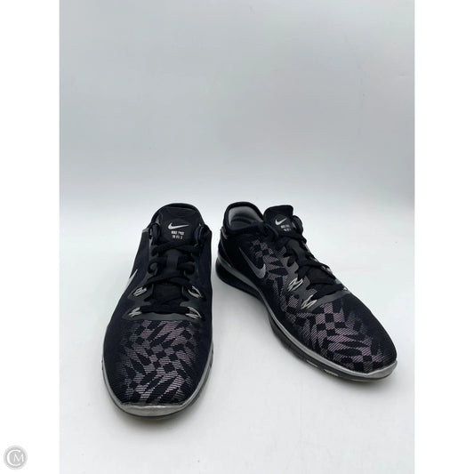 Shoes Athletic By Nike In Black & Grey, Size: 7