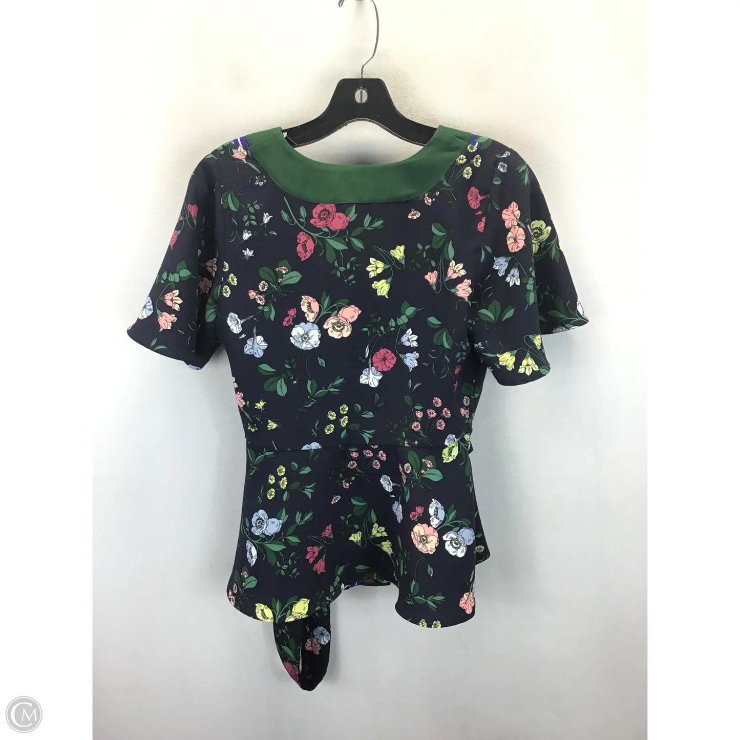 Top Short Sleeve By Ann Taylor In Floral Print, Size: S