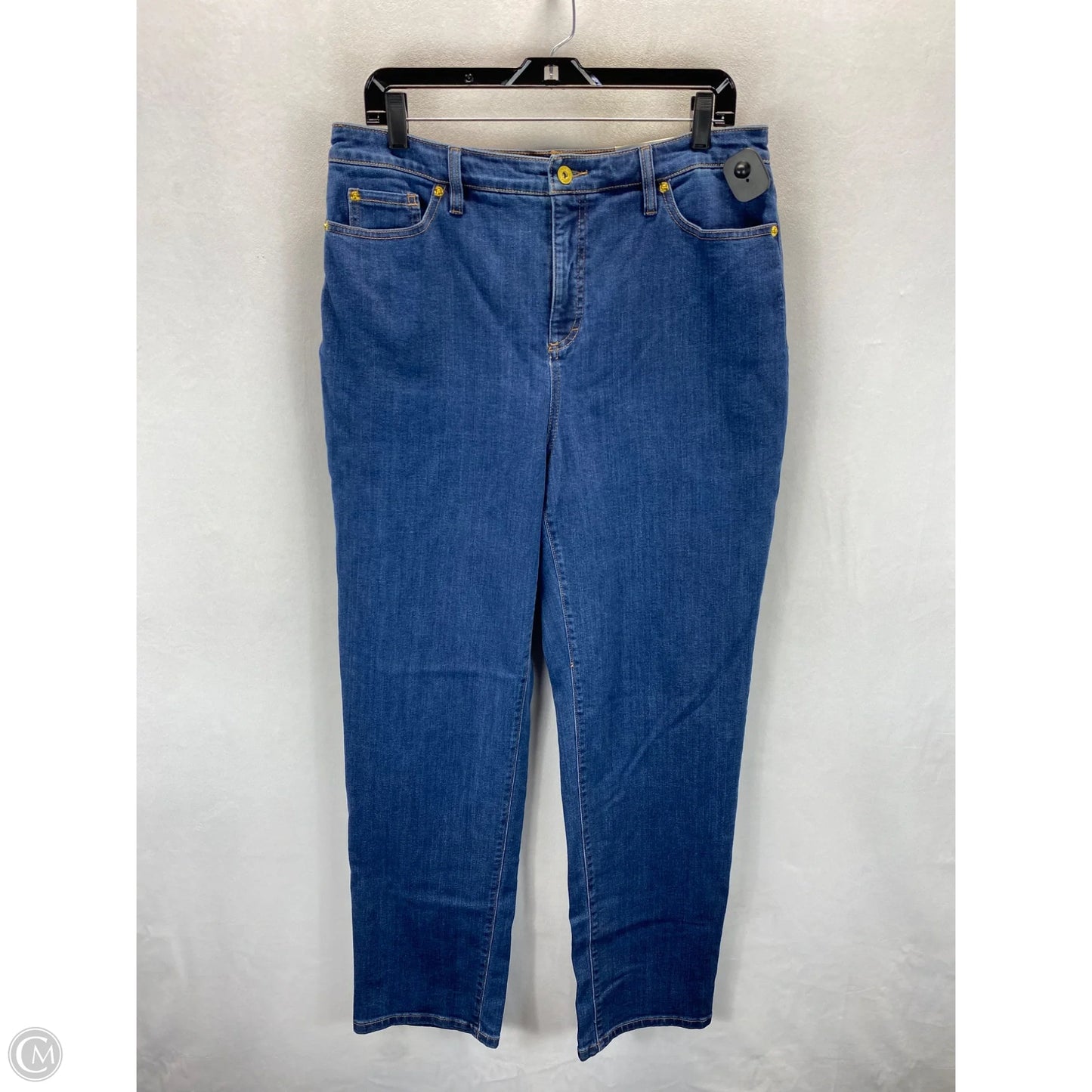 Jeans Straight By International Concepts In Blue, Size: 14