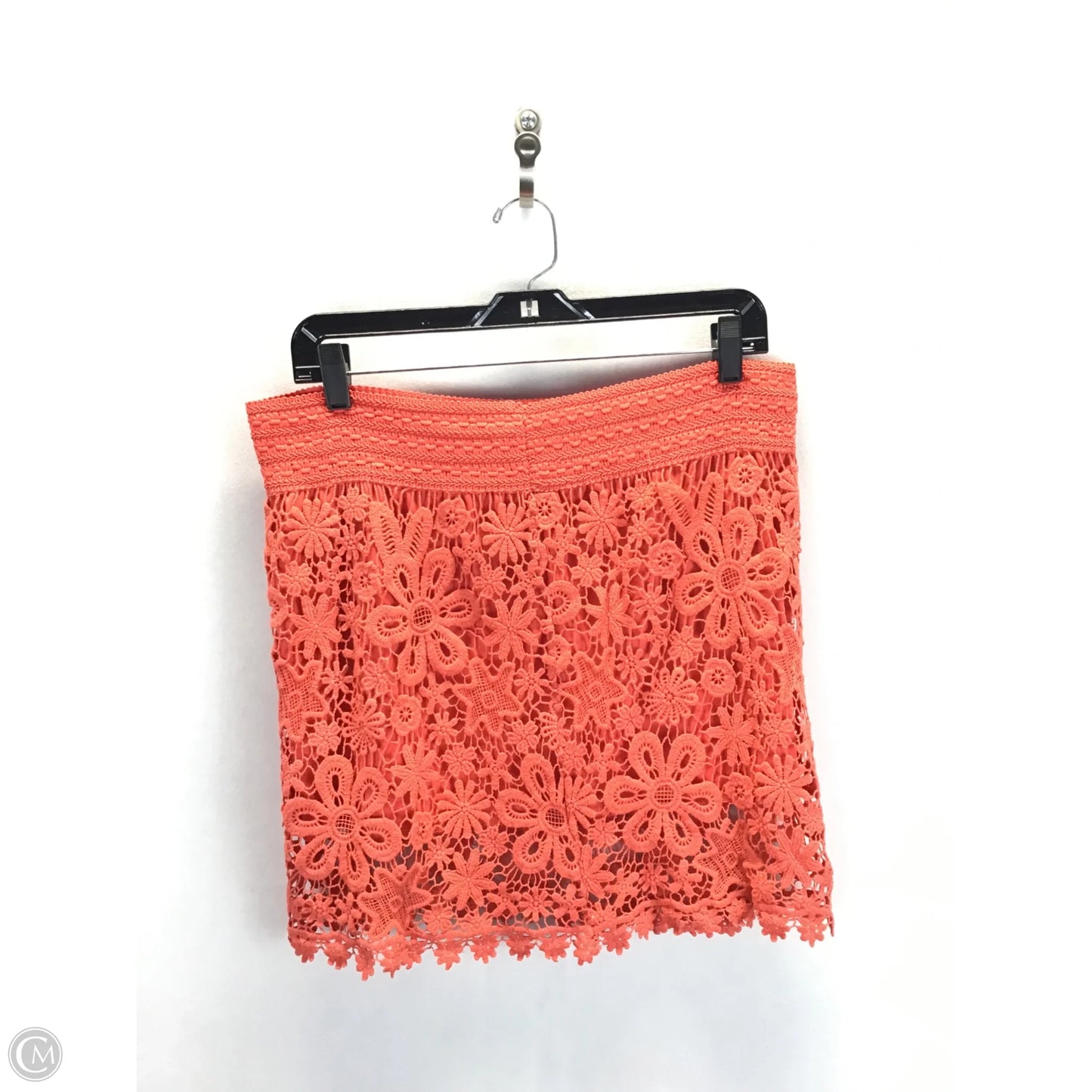 Skirt Midi By Clothes Mentor In Orange, Size: L