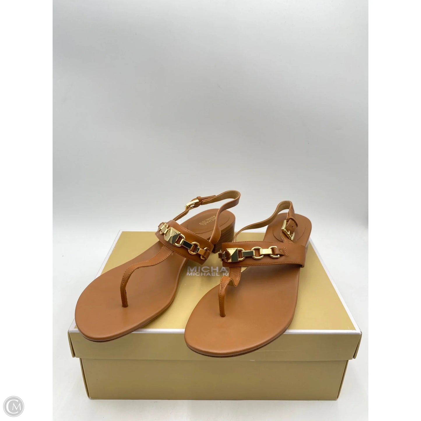 Sandals Designer By Michael Kors In Tan, Size: 11