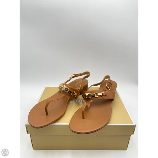 Sandals Designer By Michael Kors In Tan, Size: 11