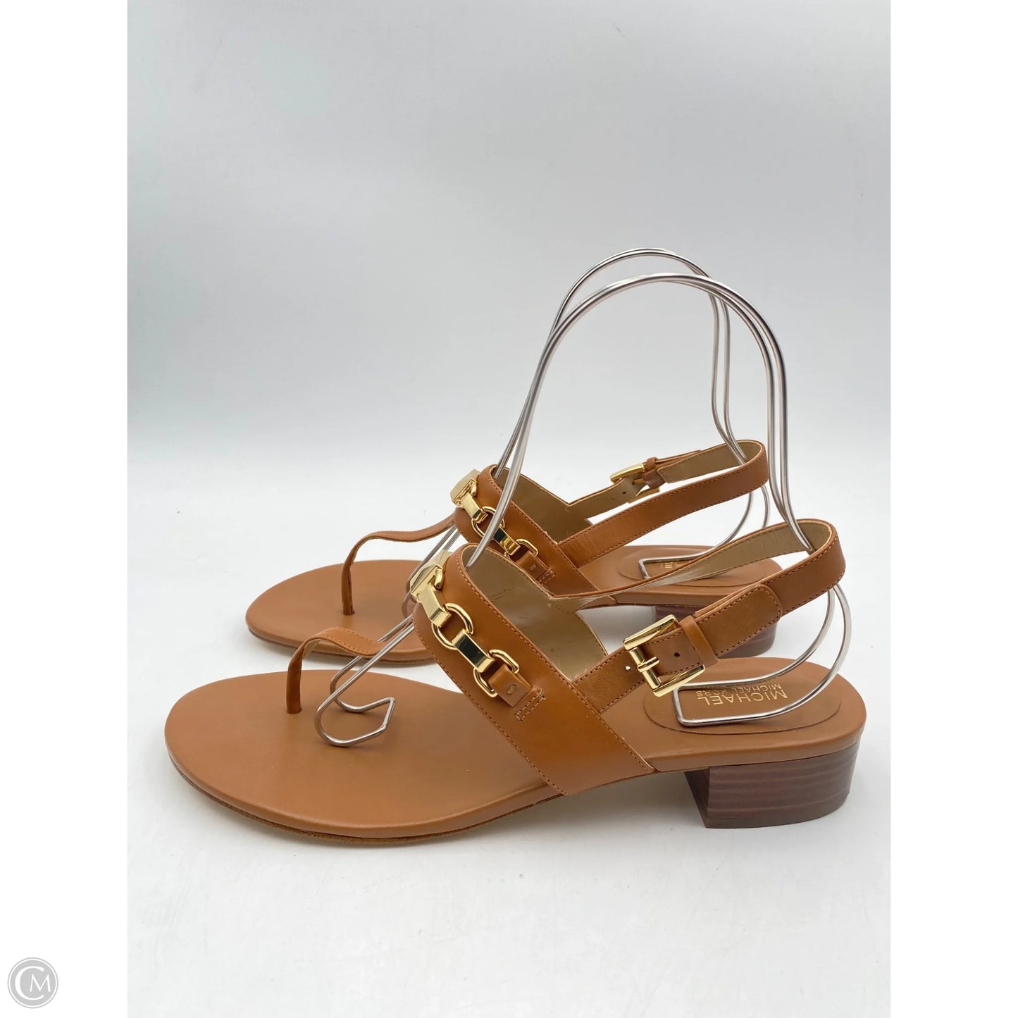 Sandals Designer By Michael Kors In Tan, Size: 11