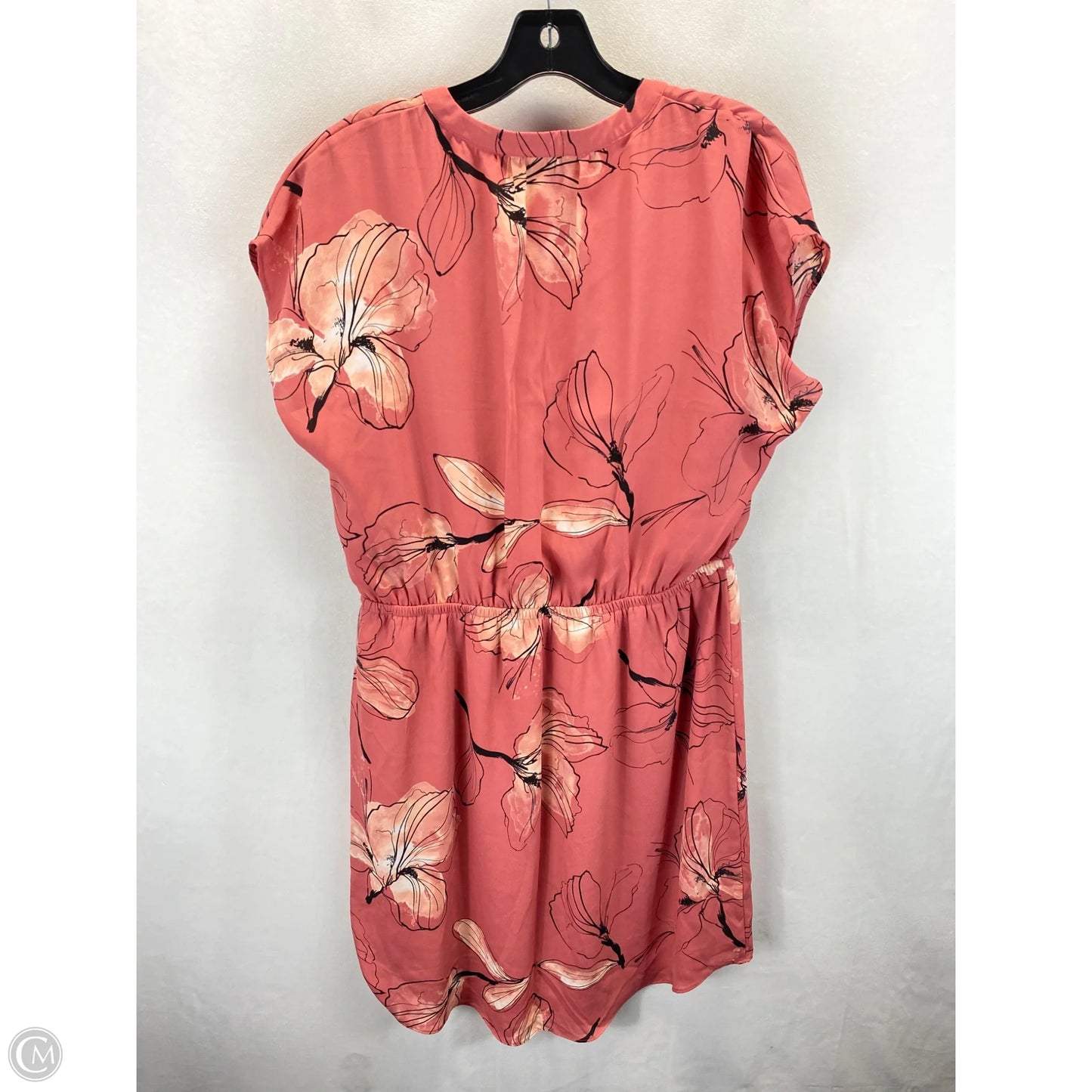 Dress Casual Midi By Apt 9 In Floral Print, Size: L