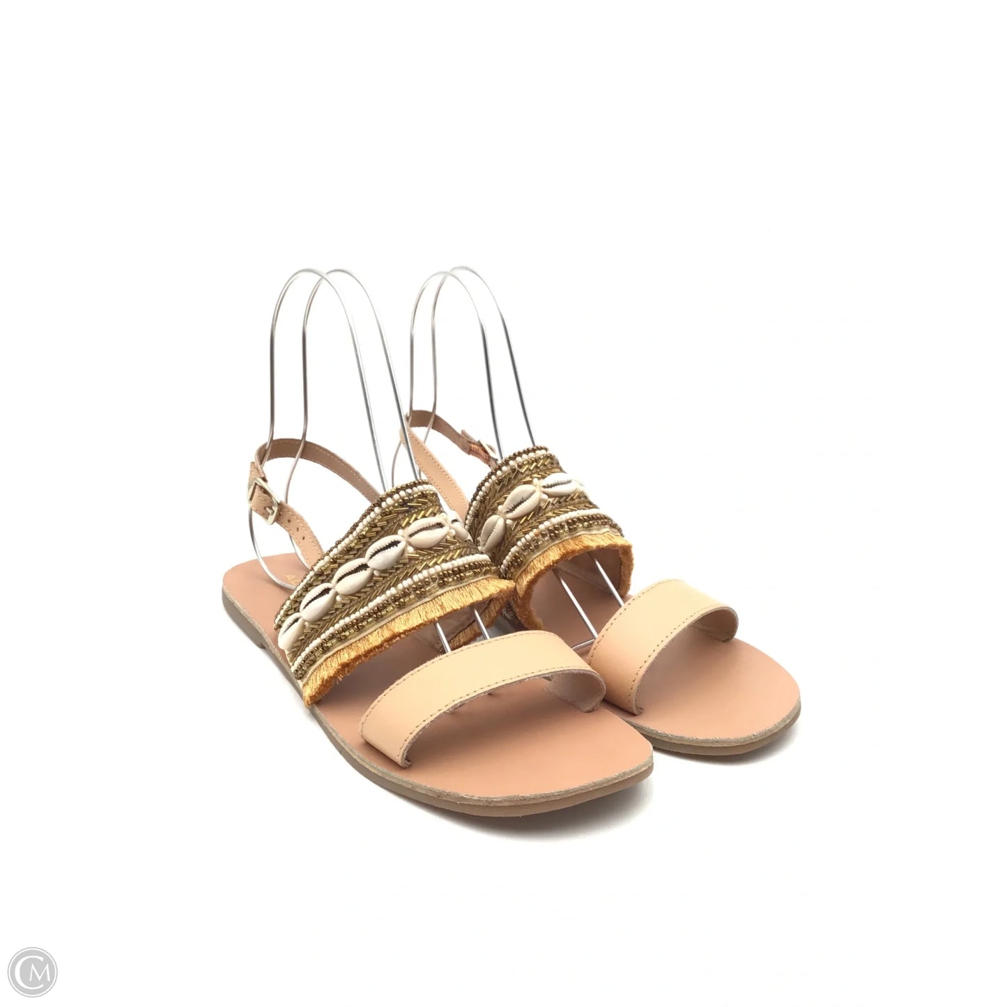 Sandals Flats By Aldo In Tan, Size: 10
