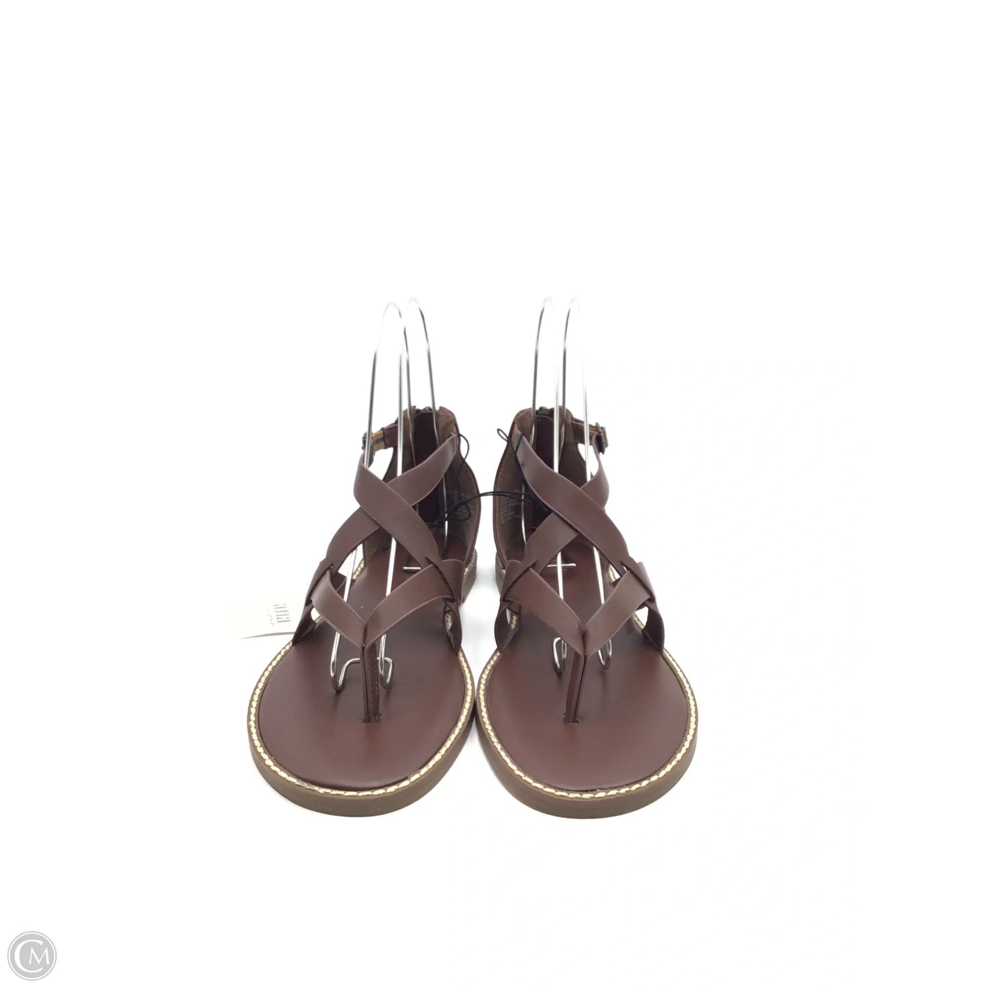 Sandals Flats By Ana In Brown, Size: 9.5