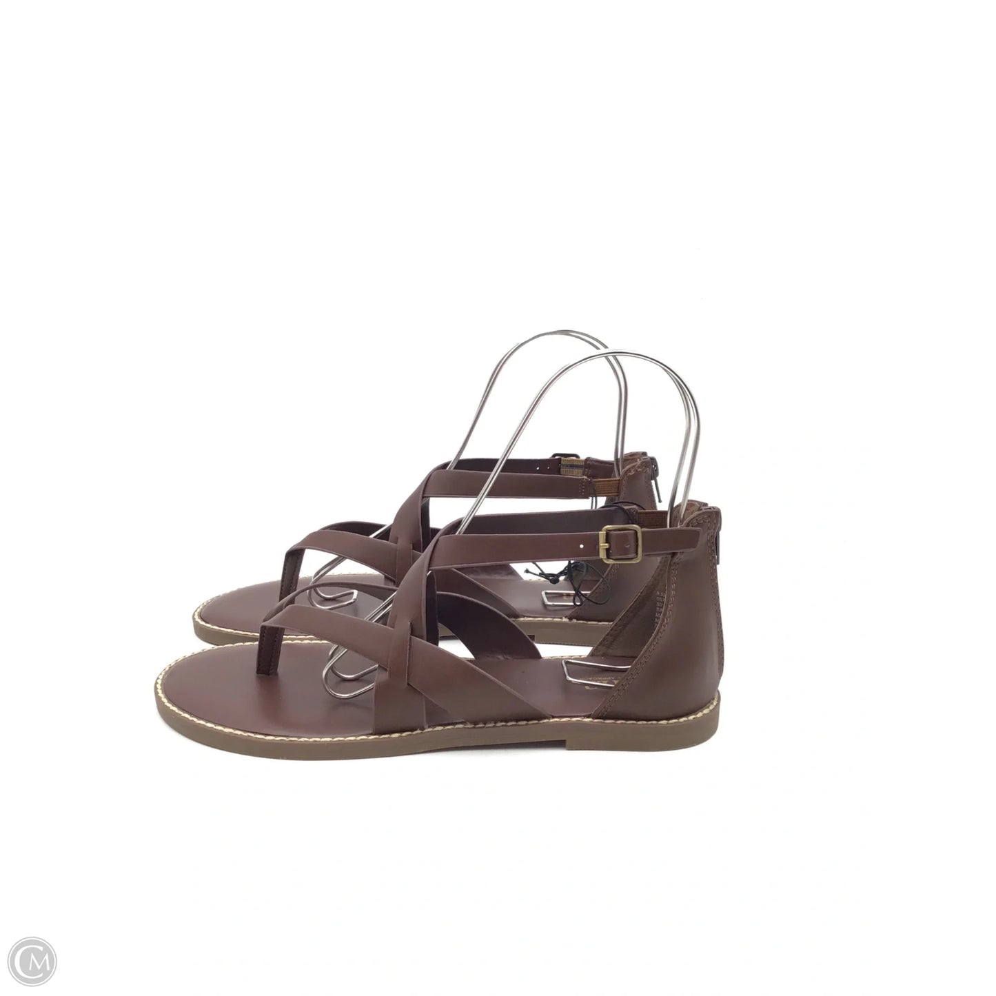 Sandals Flats By Ana In Brown, Size: 9.5