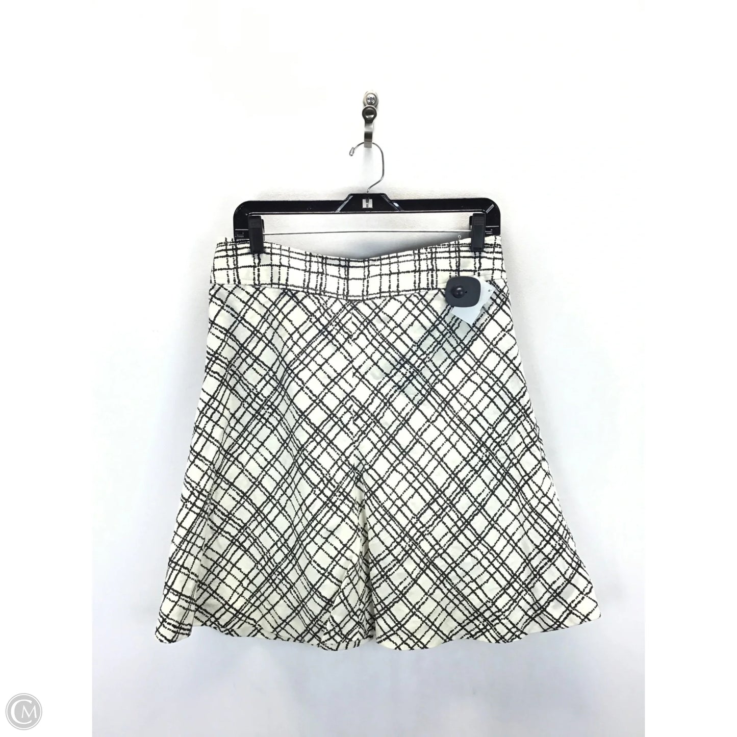 Skirt Midi By Merona In Blue & Cream, Size: 4
