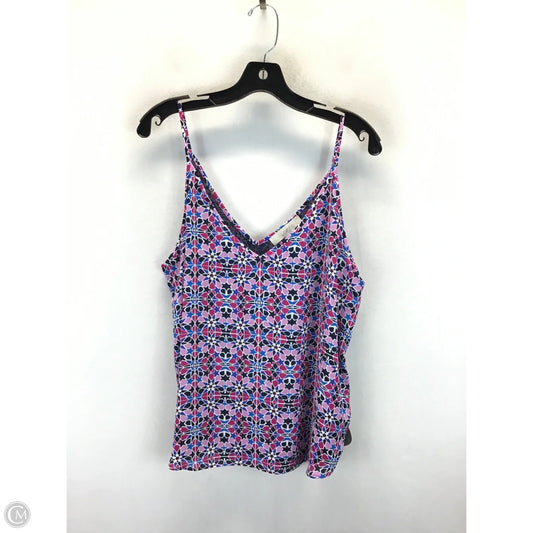 Top Sleeveless By Loft In Multi-colored, Size: L