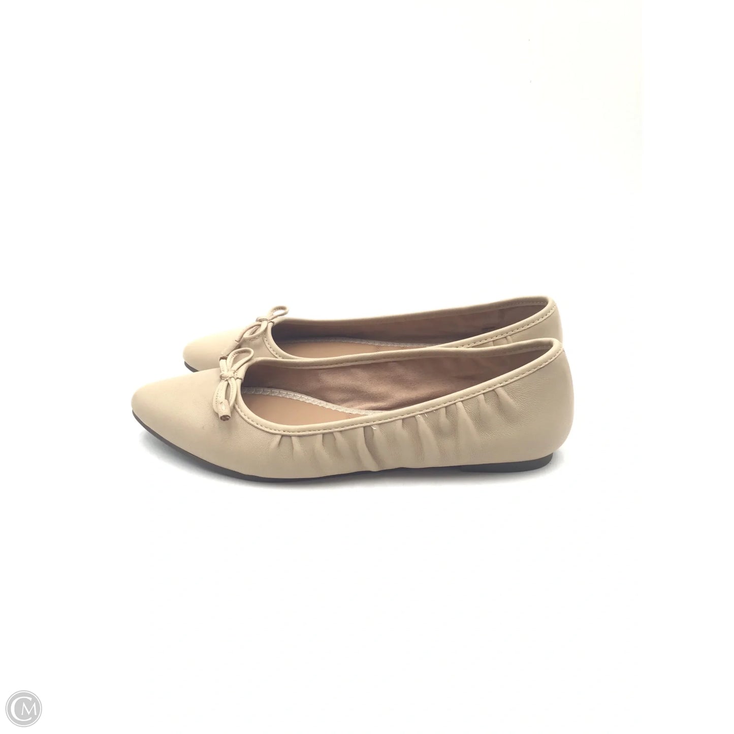 Shoes Flats By Clothes Mentor In Beige, Size: 8