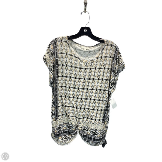 Top Sleeveless By Lucky Brand In Black & White, Size: S