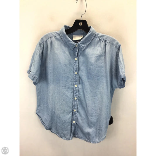 Top Short Sleeve By Universal Thread In Blue, Size: Xs