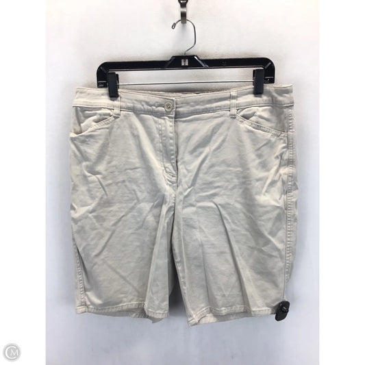 Shorts By Chicos In Tan, Size: L