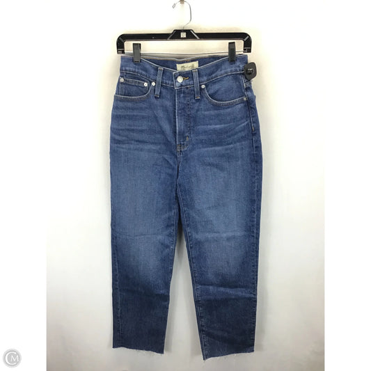 Jeans Straight By Madewell In Blue, Size: 2