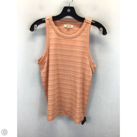 Top Sleeveless By Madewell In Orange, Size: M