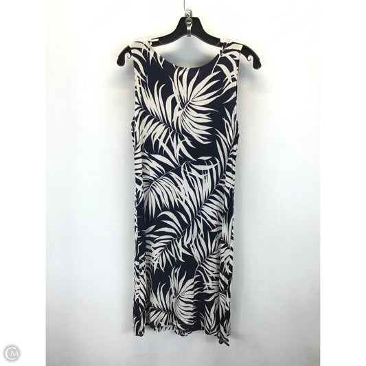 Dress Casual Midi By Citiknits In Blue & White, Size: Xs